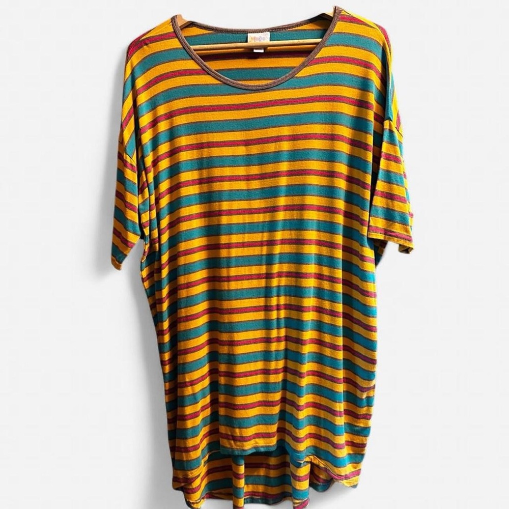 💙 Striped Multicolor Shirt Dress